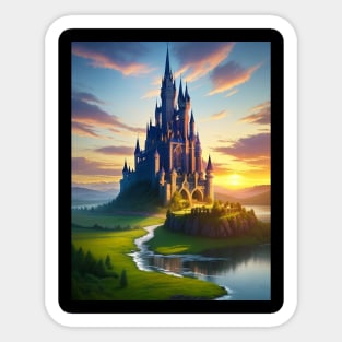 Fantasy Castle Sticker